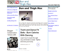 Tablet Screenshot of buns-thighs.com